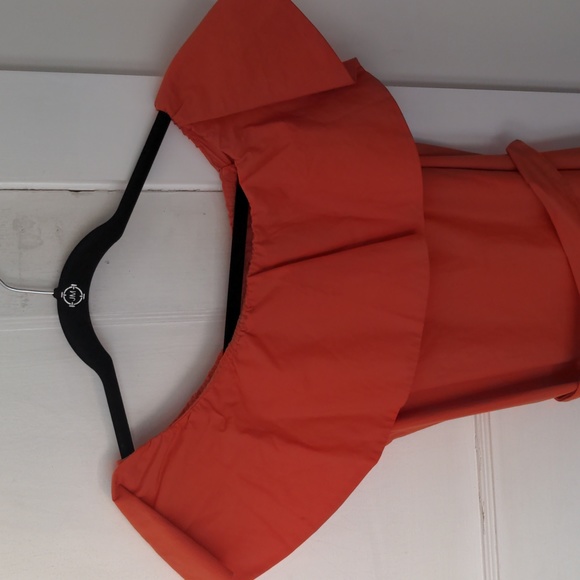 One Shoulder Top Riffle Dress - Picture 3 of 6